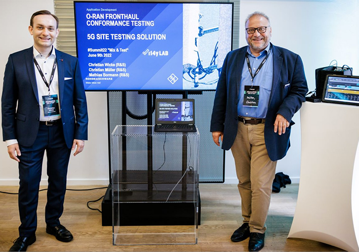 foto noticia Rohde & Schwarz contribuye a la edición de 2022 de la cumbre del i14y Lab con demostraciones prácticas de sus soluciones de prueba para O-RAN